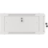 Szafa RACK LANBERG 19" 4U WF01-6604-10S 600 x 600 mm, Wisząca Szary Przeszklone drzwi Tak