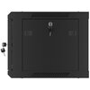 Szafa RACK LANBERG 19" 6U WF01-6604-10S 600 x 450 mm, Wisząca Czarny Otwierane panele boczne Tak