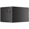 Szafa RACK LANBERG 19" 6U WF01-6604-10S 600 x 450 mm, Wisząca Czarny Waga [kg] 14