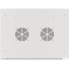 Szafa RACK LANBERG 19" 6U WF01-6406-10S 600 x 450 mm, Wisząca Szary Otwierane panele boczne Tak