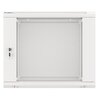 Szafa RACK LANBERG 19" 9U WF01-6409-10S 600 x 450 mm, Wisząca Szary Przeszklone drzwi Tak