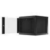 Szafa RACK LANBERG 19" 9U WF01-6609-10B 600 x 600 mm, Wisząca Czarny Wysokość wewnętrzna 9U