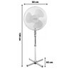 Wentylator ESPERANZA EHF001WW Rodzaj Wentylator stojący