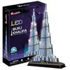 Puzzle 3D CUBIC FUN LED Burj Khalifa L133H (136 elementów) Seria LED