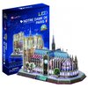 Puzzle 3D CUBIC FUN LED Notre Dame L173H (149 elementów) Rodzaj 3D