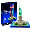 Puzzle 3D CUBIC FUN Budowle Świata Statua Wolności C080H (40 elementów) Seria Budowle Świata