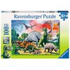 Puzzle RAVENSBURGER Premium Dinozaury 10957 (100 elementów)