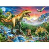 Puzzle RAVENSBURGER Premium Dinozaury (100 elementów) Seria Premium