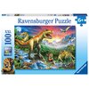 Puzzle RAVENSBURGER Premium Dinozaury (100 elementów) Rodzaj Tradycyjne