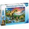 Puzzle RAVENSBURGER Premium Dinozaury (100 elementów)