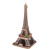 Puzzle 3D CUBIC FUN LED Wieża Eiffla Światło L091H (82 elementy) Seria LED