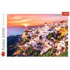 Puzzle TREFL Premium Quality Zachód słońca nad Santorini 10435 (1000 elementów) Seria Premium Quality