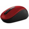 Mysz MICROSOFT Mobile 3600 Czerwony Komunikacja z komputerem Bezprzewodowa