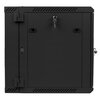 Szafa RACK LANBERG 19" 12U WF02-6612-10B 600 x 600 mm, Wisząca Czarny Szerokość [mm] 600