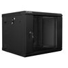 Szafa RACK LANBERG 19" 9U WF02-6609-10B 600 x 600 mm, Wisząca Czarny Szerokość [mm] 600