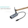 Hub I-TEC C31METALG3HUB USB Typu C, Pasywny Interfejs USB Typu C