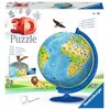 Puzzle 3D RAVENSBURGER Kula: Dziecinny globus 12338 (180 elementów) Seria Kula