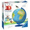 Puzzle 3D RAVENSBURGER Kula: Dziecinny globus 12338 (180 elementów)