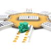 Gra TACTIC Mexican Train Domino w puszce 54005 Wiek 7+
