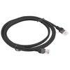 Kabel RJ-45 - RJ-45 LANBERG PCU6-10CC-0200-BK 2 m
