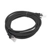 Kabel RJ45 - RJ45 LANBERG PCU6-10CC-0300-BK 3 m Przepustowość 10 Gb/s