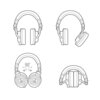 Słuchawki nauszne AUDIO-TECHNICA ATH-M50X Czarny Typ słuchawek Nauszne