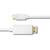 Kabel DisplayPort - USB Typ C QOLTEC 50413 2 m Złącza DisplayPort męski