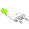 Ładowarka sieciowa TECHLY IPW-USB-ECWG Slim 5W Biało-zielony Szerokość [mm] 35