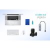 Hub I-TEC C31HUBMETAL403 USB Typu C, Pasywny Liczba portów ładujących [szt.] Brak