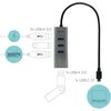 Hub I-TEC C31HUBMETAL403 USB Typu C, Pasywny Dodatkowe informacje Dioda LED sygnalizująca status urządzenia