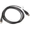 Kabel USB-A - USB-B LANBERG CA-USBA-10CC-0018-BK 1.8 m