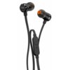 Słuchawki dokanałowe JBL T290 z mikrofonem Czarny