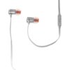 Słuchawki dokanałowe JBL T290 z mikrofonem Srebrny Pasmo przenoszenia max. [Hz] 20000