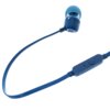 Słuchawki dokanałowe JBL T110 z mikrofonem Niebieski Pasmo przenoszenia min. [Hz] 20