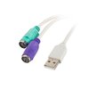Adapter USB - 2x PS/2 LANBERG 0.2 m Rodzaj Adapter