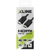 Kabel HDMI - HDMI 4K XLINE V2.0B 2 m HC202K-AA Wtyk kątowy Nie