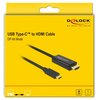 Kabel USB-C - HDMI DELOCK 1 m Długość [m] 1