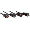 Kabel 2xCinch - 2xCinch HAMA 0.75 m Rodzaj Kabel