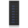 Hub ICY BOX IB-AC618 USB Typu B, Aktywny Dodatkowe informacje Dioda LED sygnalizująca status urządzenia