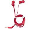 Słuchawki dokanałowe JBL T110 z mikrofonem Czerwony Przeznaczenie Do telefonów