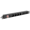 Listwa LANBERG PDU-04E04I-0200-IEC-BK (2 m) Czarny