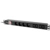 Listwa LANBERG PDU-04E04I-0200-IEC-BK (2 m) Czarny Prąd znamionowy [A] 10