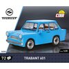 Klocki plastikowe COBI Youngtimer Collection Trabant 601 COBI-24539 Materiał Plastik