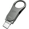 Pendrive SILICON POWER Mobile C80 64GB, USB-C / USB 3.2 Gen. 1 (USB 3.0), Odczyt 120 Mb/s, Zapis 20 Mb/s Interfejs USB-C