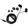 Słuchawki dokanałowe XMUSIC AEP301K Czarny Pasmo przenoszenia min. [Hz] 20