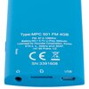 Odtwarzacz MP3 HYUNDAI MPC501GB4FMBL 4GB Niebieski Pojemność pamięci 4 GB