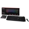 Na zdjęciu znajduje się klawiatura z podświetleniem RGB oraz jej opakowanie z napisem "MAD DOG GAMING KEYBOARD GK700". Obok klawiatury leży instrukcja obsługi z napisem "INSTRUKCJA OBSŁUGI I WARUNKI GWARANCJI GK700".