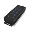 Hub ICY BOX IB-HUB1703-QC3 USB Typu B, Aktywny Interfejs USB Typu B