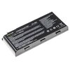 Czarna bateria litowo-jonowa z napisem "Green Cell" oraz oznaczeniami technicznymi, w tym "Rating: 11.1Vdc 6600mAh" i "BTY-M6D", posiada także różne symbole certyfikacyjne i ostrzeżenia w kilku językach. Produkt jest oznaczony jako "Made in China" i zawie
