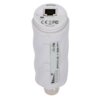 Biały, cylindryczny router z widocznym portem Ethernet oraz przyciskiem reset, oznaczony napisami "MikroTik" i "GROOVE A-52HPn". Na obudowie znajdują się symbole CE i FCC oraz wskaźnik sygnału.